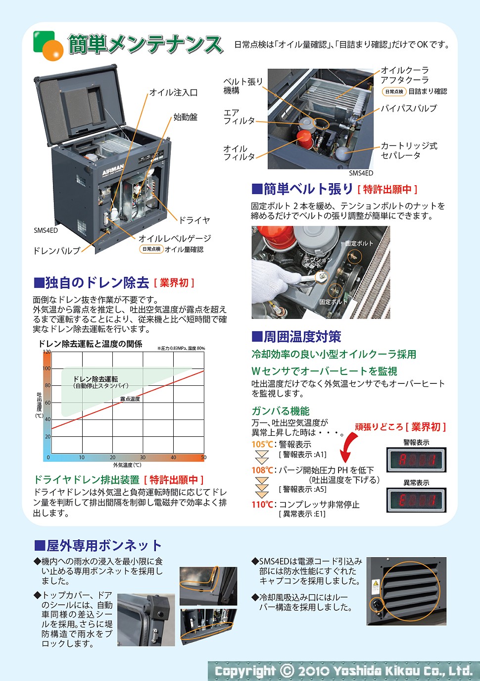 屋外設置型 スクリュコンプレッサ　03