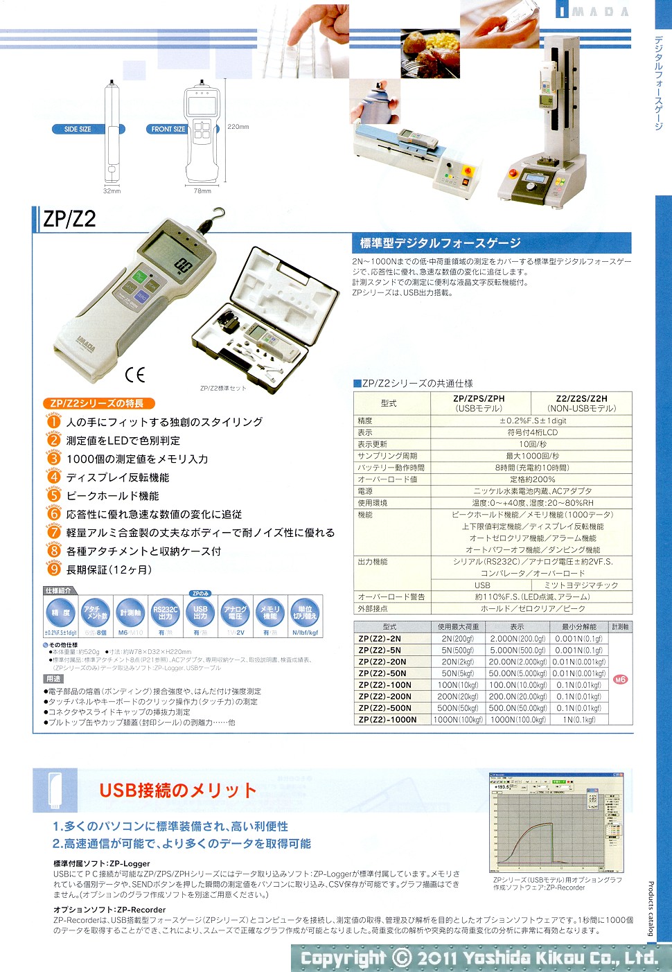 日本正規代理店品 イマダ 標準型メカニカルフォースゲージ使用最大荷重１００Ｎ 1台