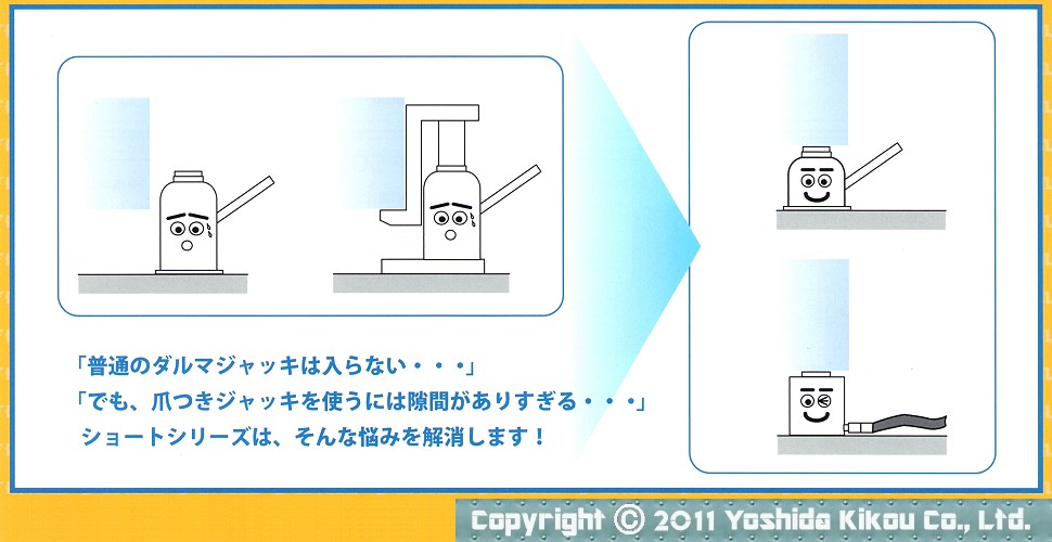 超低床油圧ジャッキ「ショートシリーズ」　02