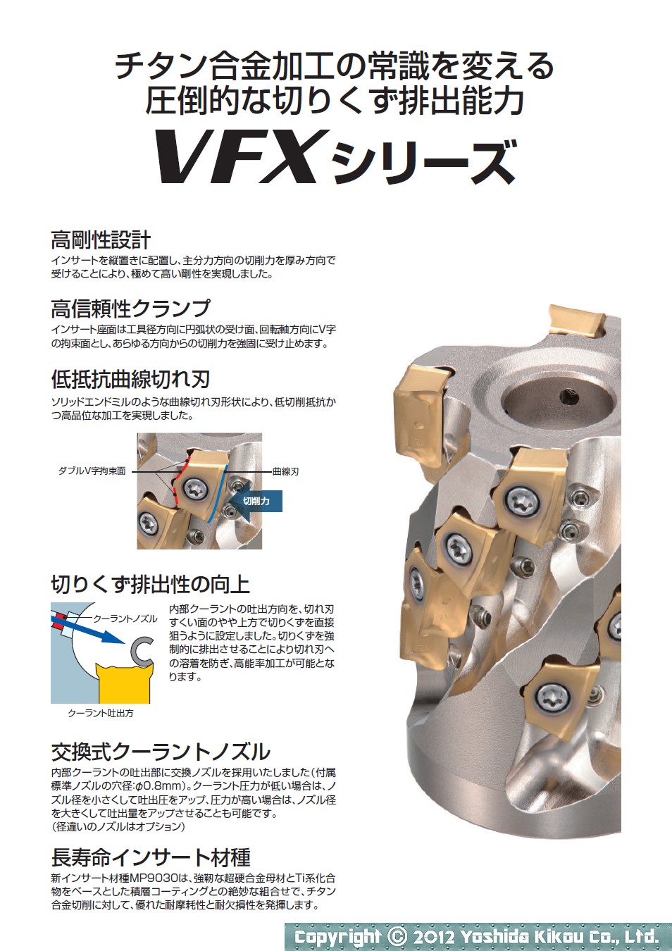 チタン合金加工用カッタ「VFXシリーズ」　02