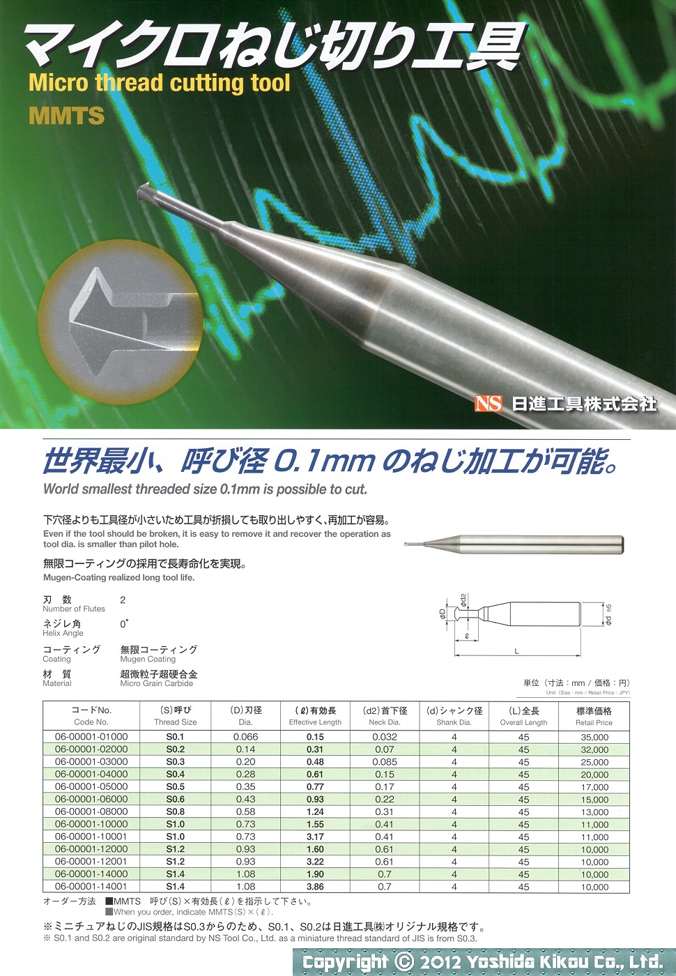 マイクロねじ切り工具「MMTS」　02